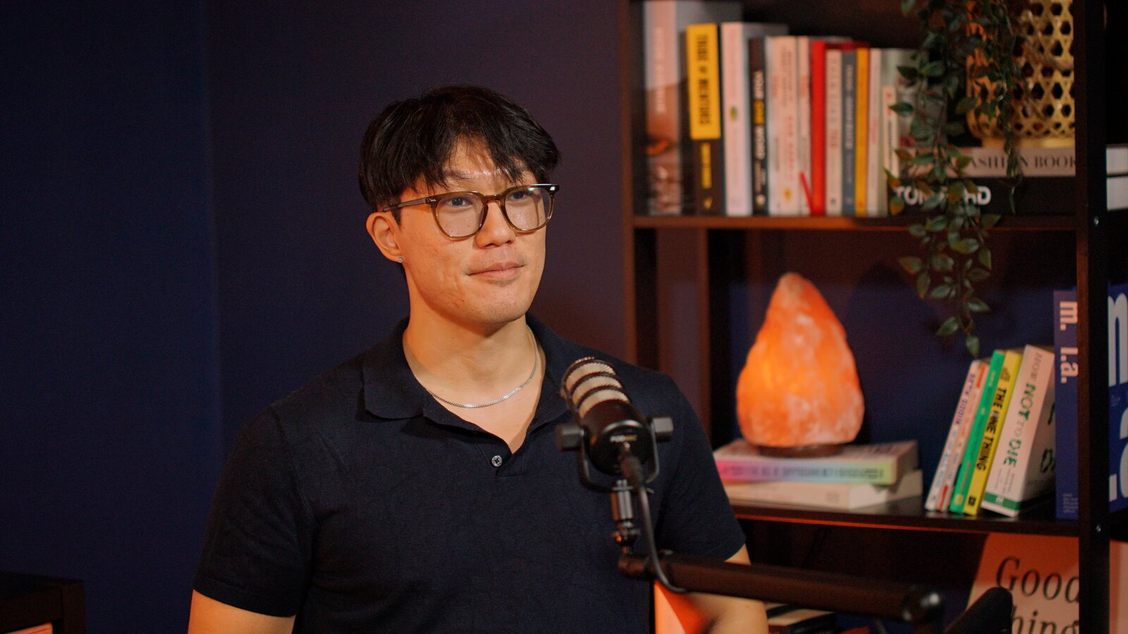 Paul Lee recording at Unlimited Podcast Bangkok