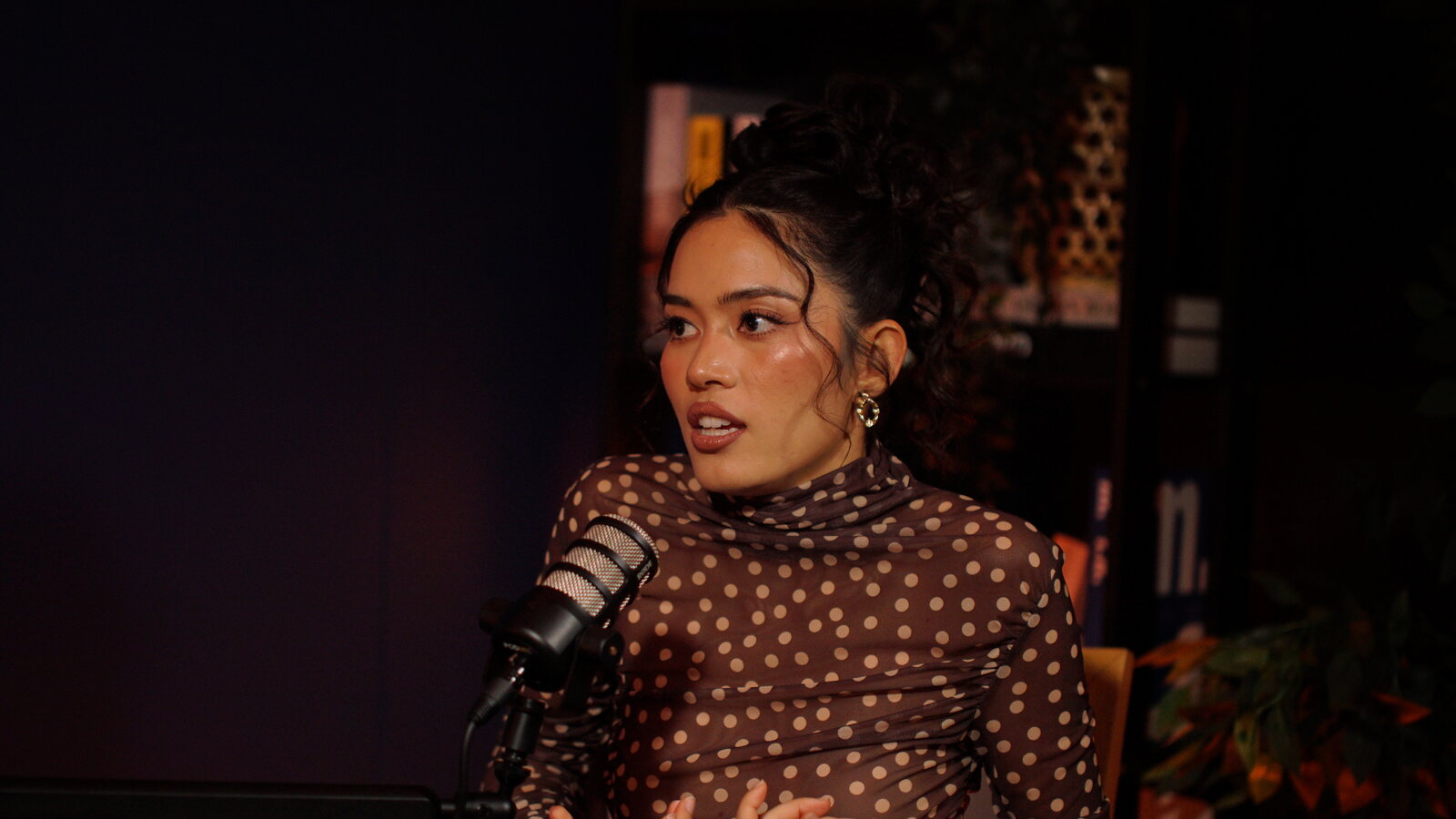 Kanticha Chumma recording at Unlimited Podcast Bangkok