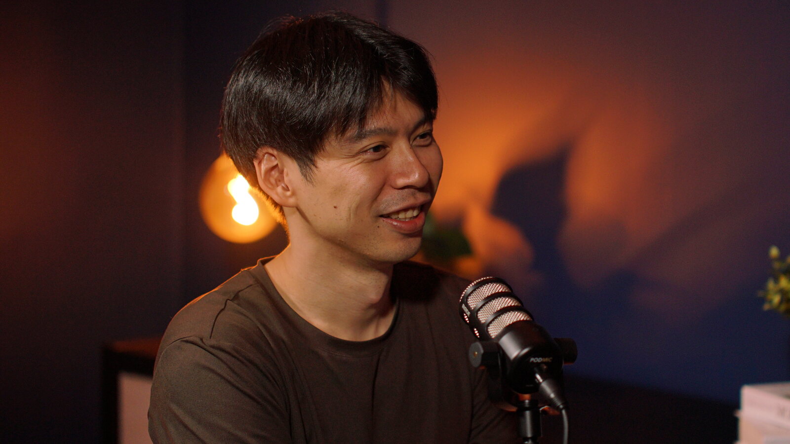 Dr Kevin Liu recording at Unlimited Podcast Bangkok